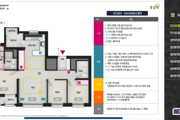 신분평 더웨이시티 제일풍경채 유닛타입 02 신분평 더웨이시티 제일풍경채 유닛타입 02